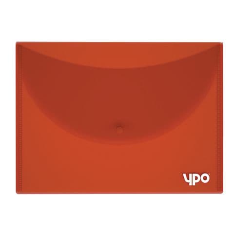 YPO Stud Wallets, A4+, Orange - Pack of 25