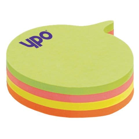 YPO Speech Bubble Shaped Neon Sticky Notes