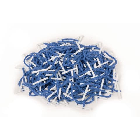 Plastic Treasury Tags - 152mm. Blue Cord