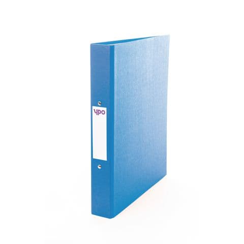 YPO Ring Binder, A4, Paper on Board, 2 Ring, Blue - Pack of 10