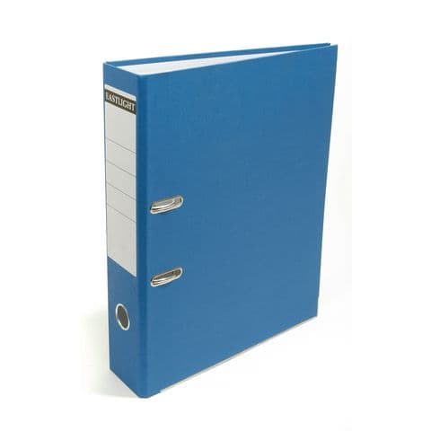YPO Lever Arch File, Foolscap, Paper on Board, Blue