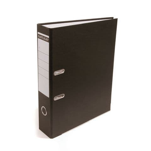 YPO Lever Arch File, Foolscap, Paper on Board, Black
