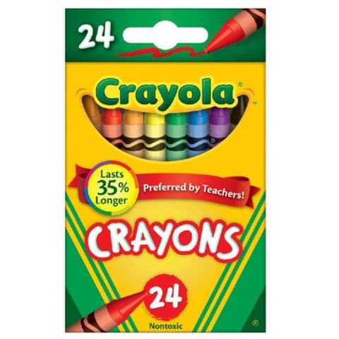 Crayola Wax Crayons - Pack of 8