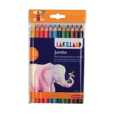 Lakeland Jumbo Colouring Pencils - Pack of 12