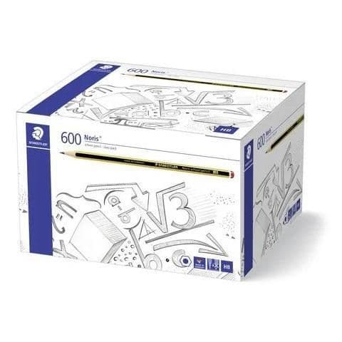 Staedtler Noris Pencils, HB - Pack of 600 with 10 FREE Erasers