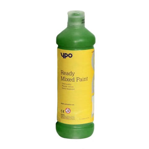 YPO Ready Mixed Paint, Green – 1 Litre Bottle