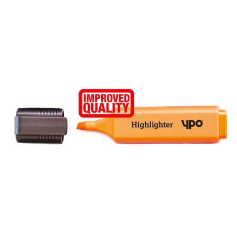 YPO Highlighters, Orange – Pack of 10