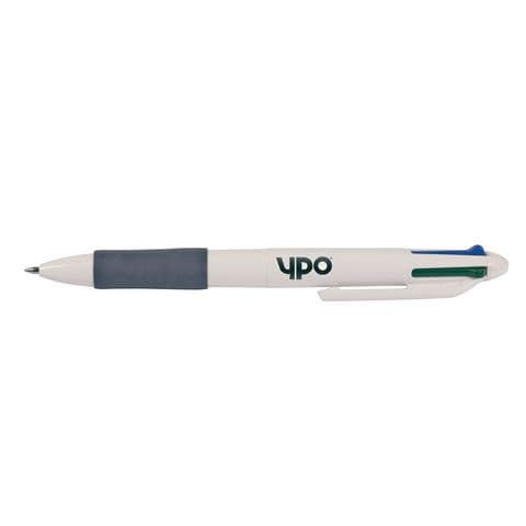 YPO Premium 4 Colour Ballpoint Pen - Pack of 10