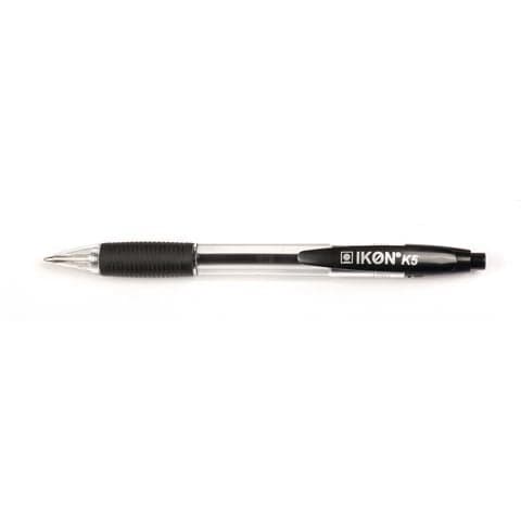 YPO Retractable Ball Point Pen -  Pack of 10. Black