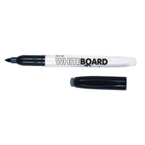 Helix Whiteboard Pens, Broad Tip, Black – Pack of 24