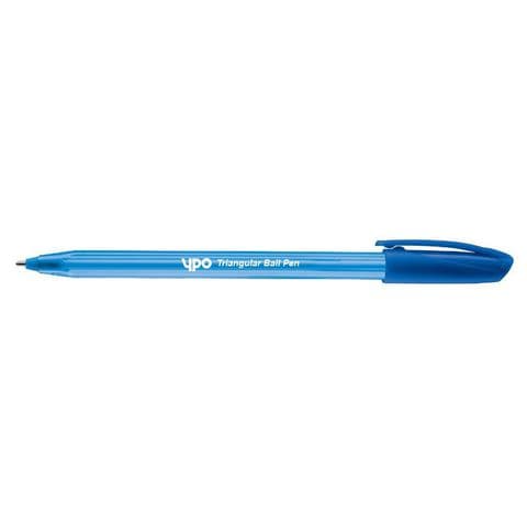 YPO Triangular Ballpoint Pens, Blue, Pack of 50