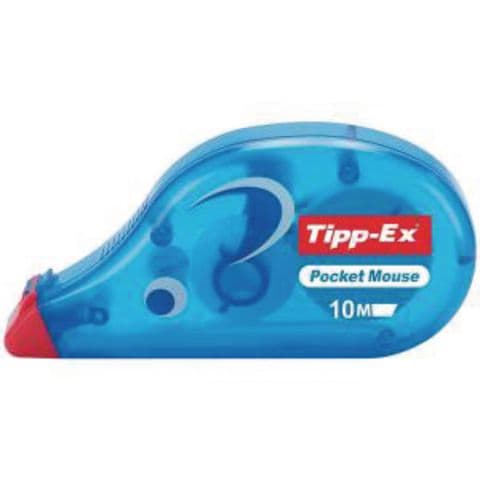 Tipp-Ex Pocket Mouse Correction Tape, 10m(L) – Pack of 10