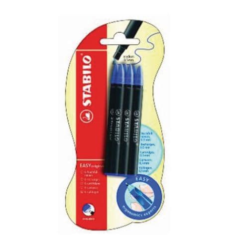 STABILO&reg; EASYoriginal Handwriting Pen Refills - Pack of 20. Blue