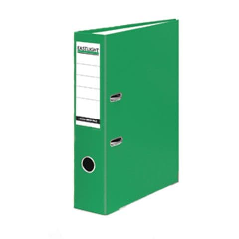 Premium Lever Arch File, A4, Paper on Board, Emerald Green