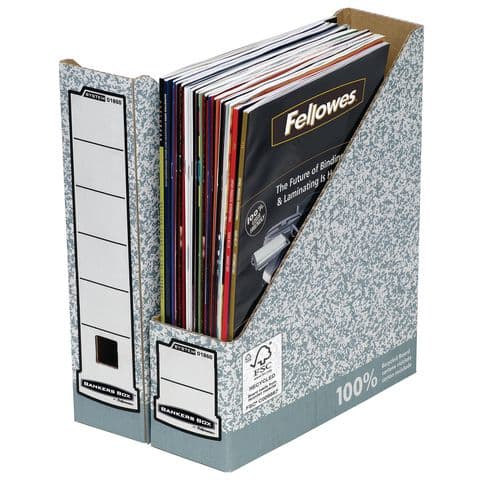 Fellowes Bankers Box Magazine Files - Pack of 10