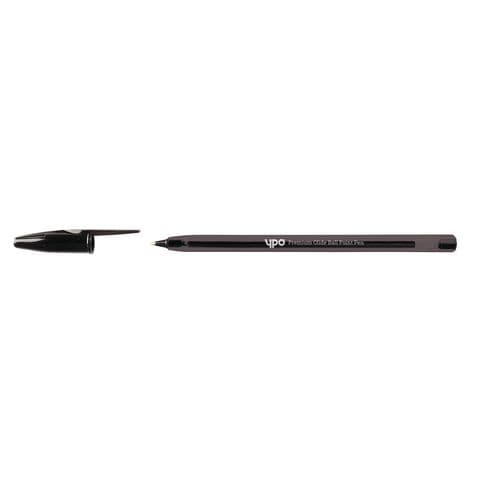 YPO Premium Glide Ballpoint Pens, Black - Pack of 50.