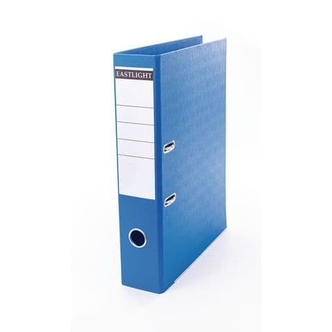 Lever Arch File, Foolscap, Polypropylene, Blue – Pack of 10