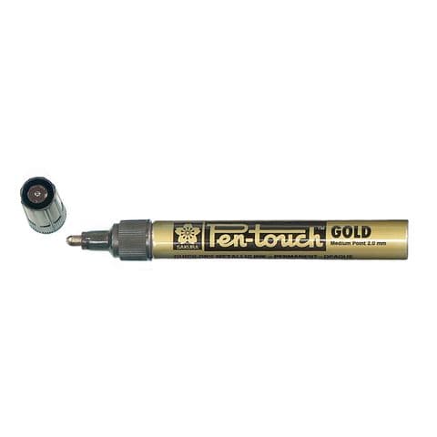 Sakura Pen-Touch Marker, Medium Tip - Gold