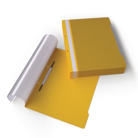 YPO Report Files, A4, Polypropylene, Yellow - Pack of 25