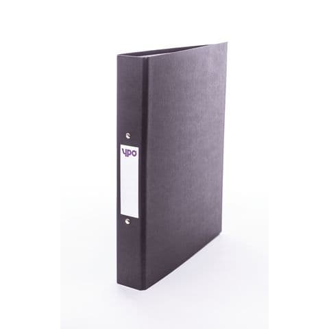 YPO Ring Binder, A4, Paper on Board, 2 Ring, Black - Pack of 10