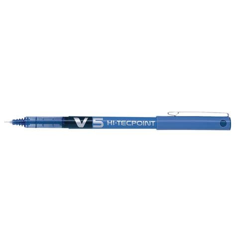 Pilot V5 Liquid Ink Rollerball  - Pack of 12 . Blue