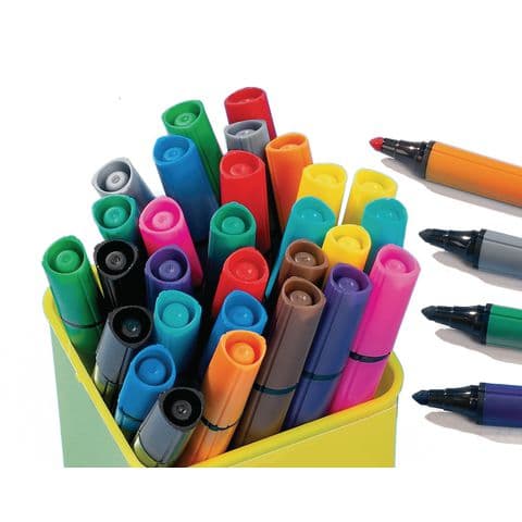 YPO Triangular Colouring Pens - Tub of 36