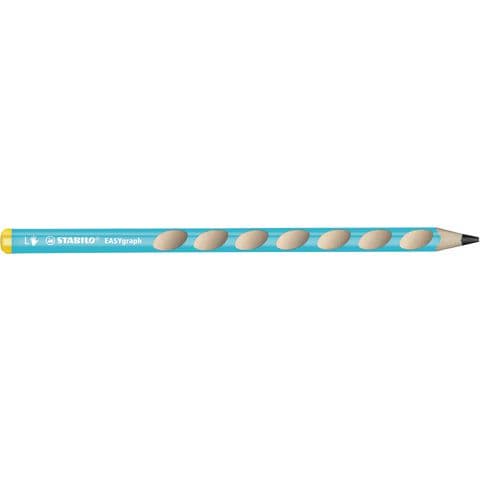 STABILO&reg; EASYgraph HB Graphite Pencil Left Handed Blue Barrel - Box of 6