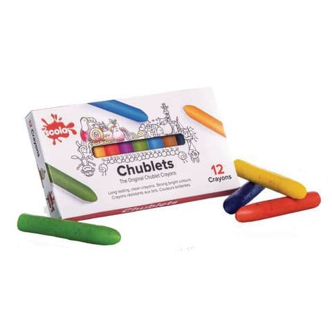 Chublets Crayons - Pack of 12