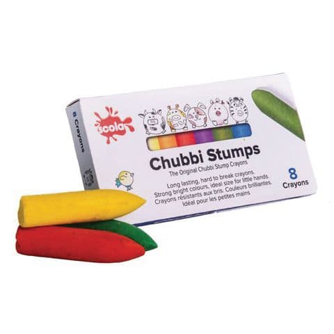 Chubbi Stumps Crayons - Pack of 8