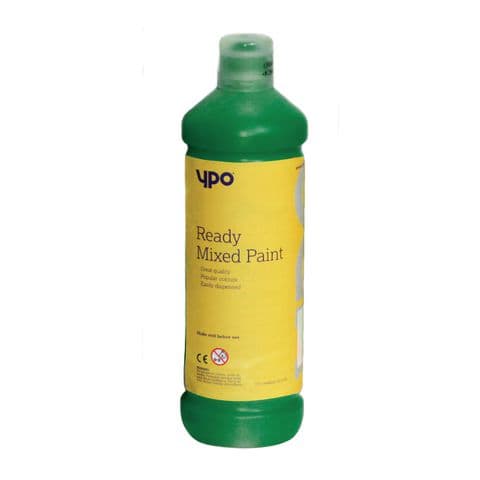 YPO Ready Mixed Paint, Brilliant Green – 600ml Bottle