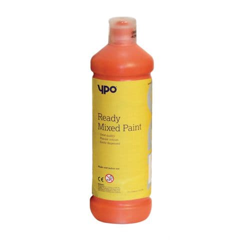 YPO Ready Mixed Paint, Orange – 600ml Bottle