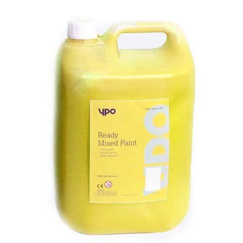 YPO Ready Mixed Paint, Yellow – 5 Litre Bottle