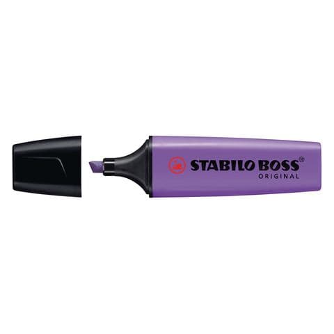 STABILO&reg; BOSS&reg; ORIGINAL Highlighters, Purple - Pack of 10
