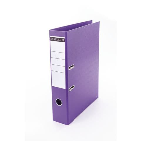 YPO Lever Arch File, Foolscap, Paper on Board, Purple