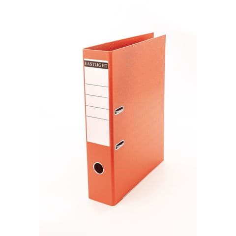 YPO Lever Arch File, Foolscap, Paper on Board, Orange