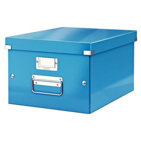 Leitz Click & Store WOW Medium Storage Box, A4 - Blue
