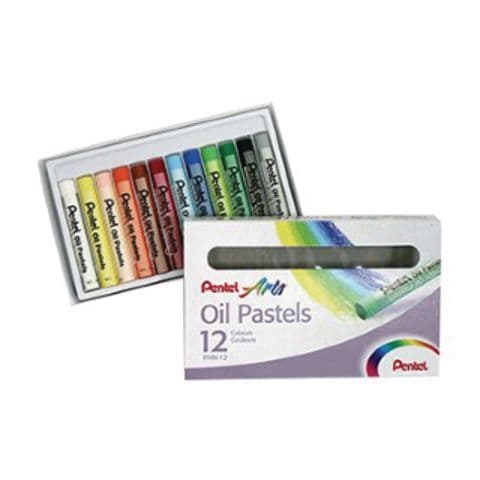 Pentel Standard Oil Pastels - Pack of 12