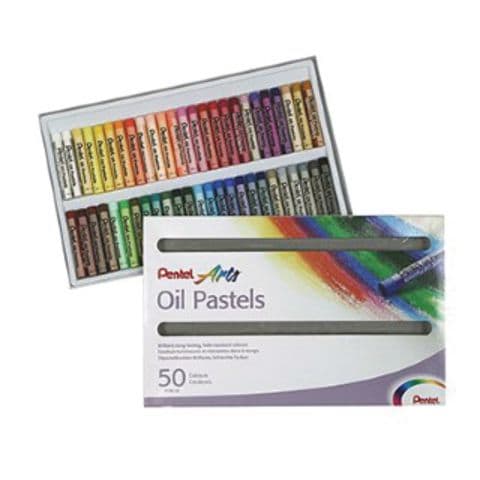 Pentel Standard Oil Pastels - Pack of 50