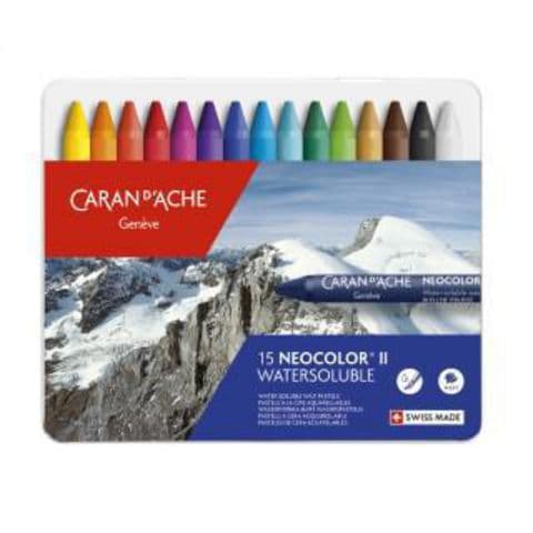 Neocolor II Wax Crayons - Pack of 15