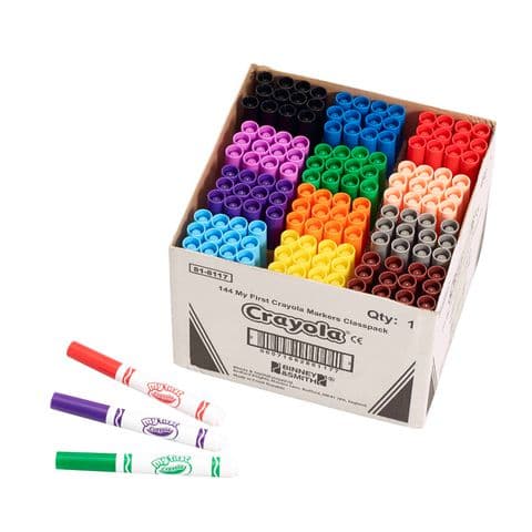 Crayola My First Markers - Pack of 144 .