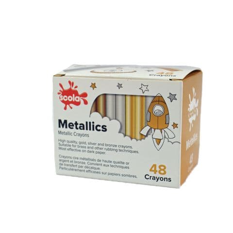 Metallic Crayons - Pack of 48