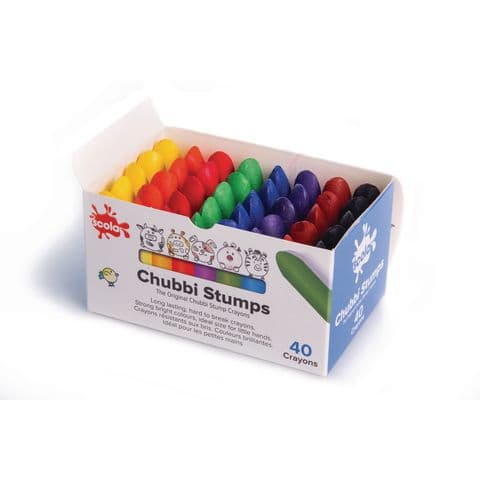 Chubbi Stumps Crayons - Pack of 40
