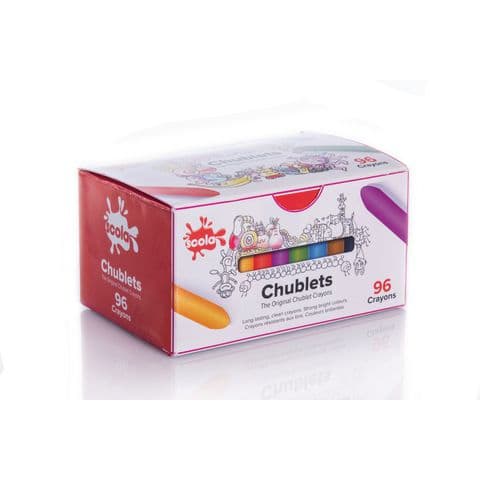 Chublets Crayons - Pack of 96