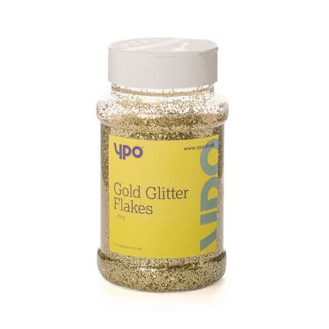 YPO Glitter Flakes, 250g – Gold