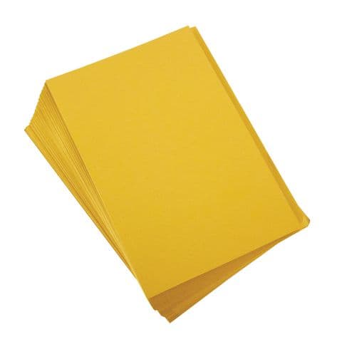 Square Cut Folders - Pack of 50. Yellow