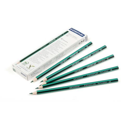 Staedtler Noris Colouring Pencils - Pack of 12 x Green