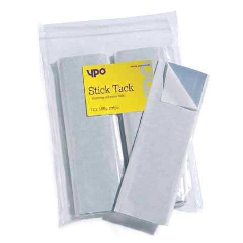 YPO Economy Adhesive Tack - Pack of 12 x 100g