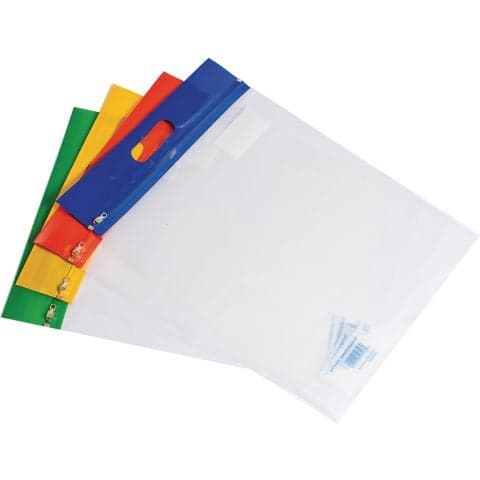 Zip Book Carrier Bags A4 - Pack of 25