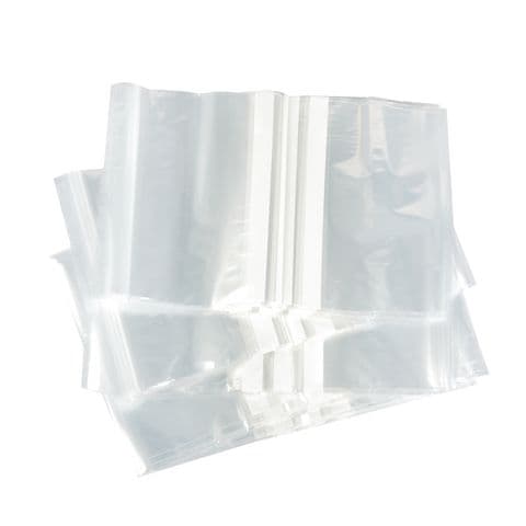 Resealable Polythene Bags - 230 x 325mm. Pack of 100