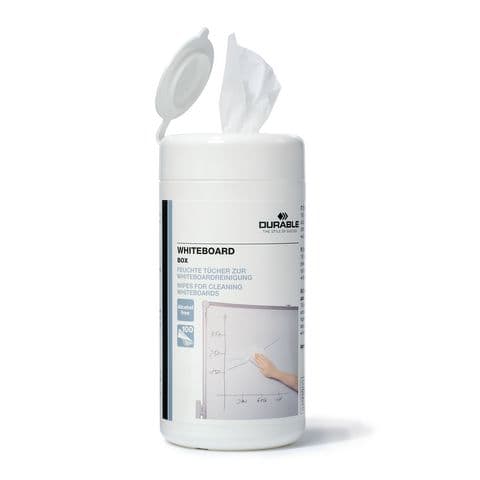 Durable Whiteboard Cleaning Wipes - Tub 100
